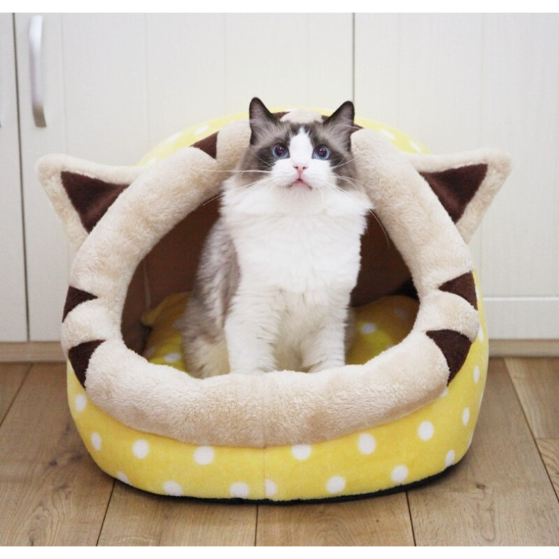 耐臟舒適，四季皆宜 大號(hào)拆洗柔軟寵物窩讓愛寵溫暖過冬